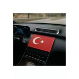 İb Global Türk Bayraklı Kaymaz Torpido Pedi - Bayraklı Kaydırmaz Ped - Türk Bayaraklı Ped