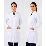 İba Medikal Kadın Beyaz Hakim Yaka Doktor Hemşire Öğretmen Vizit Önlük - 2XL