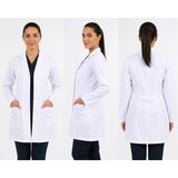 İba Medikal Kadın Beyaz Klasik Yaka Doktor Hemşire Öğretmen Vizit Önlük