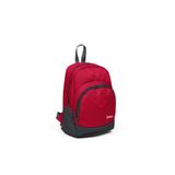 Ibag Kırmızı Gri Iki Bölmeli Unisex Mini Sırt Çantası 14331