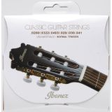 IBANEZ 6 telli normal gerginlik için tel seti - .0280/.0322/.0403/.029/.035/.043 şeffaf naylon/gümüş kaplama sargı (ICLS6NT)