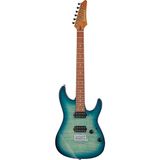 Ibanez AZ24S1F-TXB Transparent Turquoise Burst Elektro Gitar
