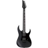 Ibanez GRGR131EX-BKF Black Flat Elektro Gitar 25.5" Tel Boyu ile Güçlü Ton Karakteri