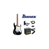 Ibanez GRX40-BKN Elektro Gitar Seti 22 Medium Perdeli Agathis Gövde ile Temel Aksesuarlar