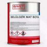 İbavet Selülozik Boya 2.5 Lt Özel Mat Siyah