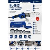 İBELTECH 1000W DİJİTAL Plastik Boru Kaynak Makinesi ÇANTALI 320'C 6 PARÇA PAFTA+MAKAS+Hassas Isı Ayarı