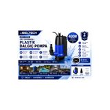 İBELTECH 400W Gizli Şamandıralı Plastik Dalgıç Pompa 5 Metre Kablolu Saatte 8000Litre Temiz ve Kirli Su Tahliye Pompası