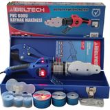 Ibeltech IBL-DBK01 1000W Dijital Göstergeli Profesyonel Plastik Boru Kaynak Makinesi Seti (20-63MM 6 Paftalı) - MAVİ