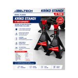 İBELTECH Profesyonel 6 Ton Kriko Stantı 2’li Araç Sehpası Set Halinde TÜV Sertifikalı