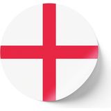 İberk 30 Adet - 5.5 cm Sticker Etiket - Vektörel Ülke Bayraklı England Ingiltere Ingiliz Bayrağı