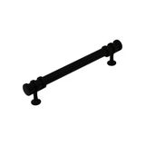 İbico 952 Boru Çekmece Kulp 16 Cm - Siyah Yüzük Siyah Kulp- 10'Li Paket