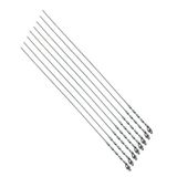 İbico C-700 Metal Mangal Şişi 50cm Ciğer Domates Burgulu İnce Yassı - 100'li Paket