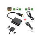 ibico Hdmi To Vga Uyumlu Kablo Çevirici Dönüştürücü Ses Uydu Receiver Ps3 Ps4 Micro Usb Güç