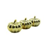 İbico İ12-186 (Bal Kabak ve Özel Biblo ve Dekoratif Süs Eşyası Gold Seramik - 4'li Paket