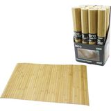 İbico İ21-072 Kaydırmaz Banyo Paspası 70x45cm Bambu Dikdörtgen Kalın Çubuk - 12'li Paket