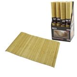 İbico İ21-073 Kaydırmaz Banyo Paspası 70x45cm Bambu Dikdörtgen İnce Çubuk - 12'li Paket