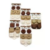 İbico İ22-002 Klasik Çizgili Silikon Muffin Kek Kalıbı 6'Lı Mini- 10'Li Paket