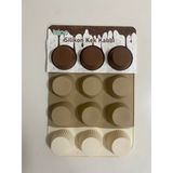 Ibico İ22-041 (Düz) (12Lİ & Mini ) (Silikon) Muffin Kek Kalıp ( Askılıklı ) - 1 Adet