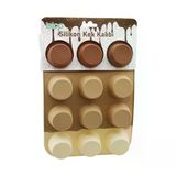 İbico İ22-041 Düz Silikon Mini Muffin Kek Kalıbı- 6'Li Paket