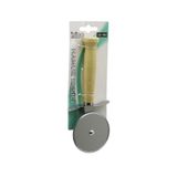 İbico İ22-082 Pizza ve Hamur Kesici Rulet Çap: 6.3cm Ahşap Saplı 10cm Küçük Metal Tek Başlı - 12'li Paket
