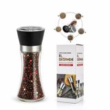 İbico İ22-409 Hand Grinder Tuz Ve Baharat Öğütücü - Büyük Boy Cam Hazneli Krom Belli