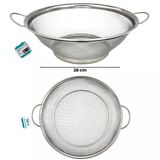 İbico İ22-417 Metal Kulplu Tel Sepet Süzgeç 28 Cm