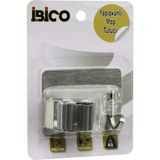 İbico Ibico İ13-066 10KG. Taşıma 2in1 Askı Metal Mop Sap Tutucu Yapışkanlı Montaj Metal Plaka - 12'li Paket