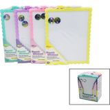İbico Ibico İ14-008 Magnetic Whiteboard Manyetik Yazı Tahtası 21.5X28CM Küçük Çift Taraflı - 12'li Paket
