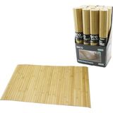 İbico Ibico İ21-072 Kaydırmaz Banyo Paspası 70X45CM Bambu Dikdörtgen Kalın Çubuk - 12'li Paket