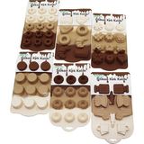 İbico Ibico İ22-003 Muffin Kek Kalıp 8-10-12-15-Li Mini Çiçek Donut Giysi Klasik Bubble Silikon Düz - 10'li Paket