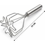 İbico Ibico İ22-414 Patates Ezici Çap: 9cm Krom Saplı 12CM Toplam Uzunluk: 26CM Metal Kalp Şekil