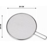 İbico Ibico İ22-425 Tel Yağ Sıçratmaz 29CM Sap 17CM Krom Saplı Metal Çerçeve Lux - 12'li Paket