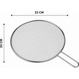 İbico Ibico İ22-426 Tel Yağ Sıçratmaz 33CM Sap 17CM Krom Saplı Metal Çerçeve Lux - 12'li Paket