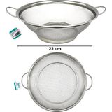 İBİCO Tel Sepet Süzgeç 22CM Metal Kulplu