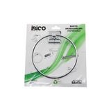 Ibıco Yuvarlak Metal Havluluk, Yapışkanlı Montaj, Banyo Aksesuarı - 001-Beyaz - Option-1