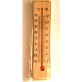 Ibıs - Ahşap Termometre -15 cm x 3,5 cm - 24599-1