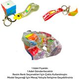 İbis Magic Cube 3x3x3 Mini Zeka Küpü Silikon Anahtarlık