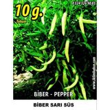 İBK İklim Bahçe Biber Tohumu Sarı Süs - 10 g (~ Takribi 800 Tohum)