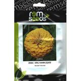 İBK İklim Bahçe Zinnia Çiçek Tohumu (Kirli Hanım Çiçeği); Sarı Renk - ZINNIA (~ Takribi 25 Tohum)