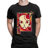 Iblis Avcısı Demon Slayer Unisex Tişört MOD55 - Siyah