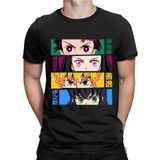 Iblis Avcısı Demon Slayer Unisex Tişört MOD69 - Siyah - XL
