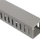 Iboco T1-EN 25x60mm Delikli Kablo Kanalı Gri