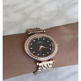 IBSO Rosegold Zarif Şık Taşlı Kaliteli Kadın Kol Saati - Rose Gold