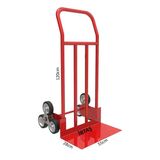 Ibtaş 3 Tekerlekli 250 kg Ergonomik Merdiven Çıkabilen Koli, Eşya, Yük Taşıma El Arabası