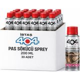 İbtaş 404 Pas Sökücü Sprey 200 ml - 30 Adet - Koli Fiyatı - Şeffaf