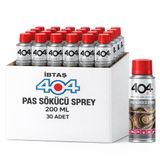 İbtaş 404 Pas Sökücü Sprey 200 ML - 30 Adet - Koli Fiyatı