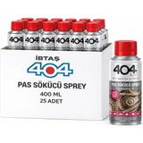 İbtaş 404 Pas Sökücü Sprey 400 ml - 25 Adet - Koli Fiyatı