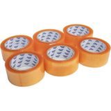 İbtaş Klas Rocktape 45MM x 100 Metre Hotmelt Şeffaf Koli Ambalaj Paketleme Bandı - 6 Adet