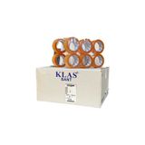 İBTAŞ KLAS RockTape 45mm x 100 Metre Hotmelt Şeffaf Koli Ambalaj Paketleme Bandı - 60 Ade