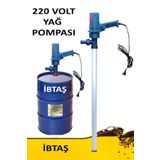 İBTAŞ Mitacan Mitapomp 220 Volt Varil Tipi Yağ Transfer Aktarma Pompası () MTTP60ZJ
